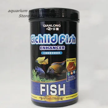 

HONGYI 1 piece high nutrition fish food for cichlid fish color enhancer fish feed 500ML