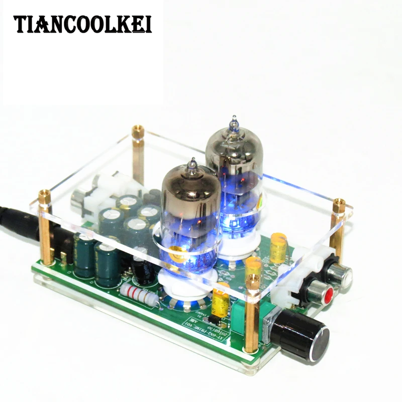 Трубчатый предусилитель TIANCOOLKEI HIIFI 6N3 GE 5670 трубчатый + источник питания|tube