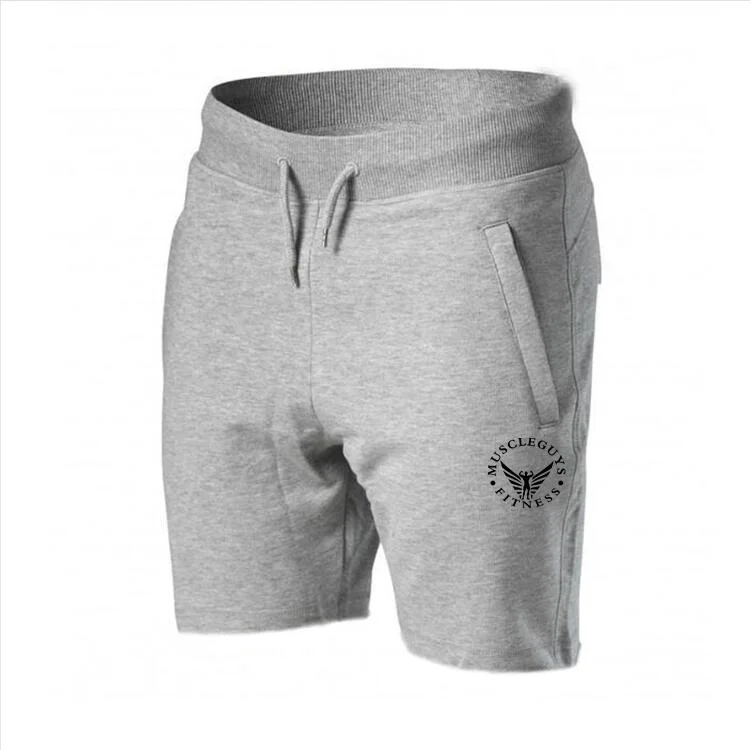 Muscleguys бренд Модные мужские Шорты бодибилдинг и короткие штаны для фитнеса тренировочные для бегунов шорты для спортзала одежда