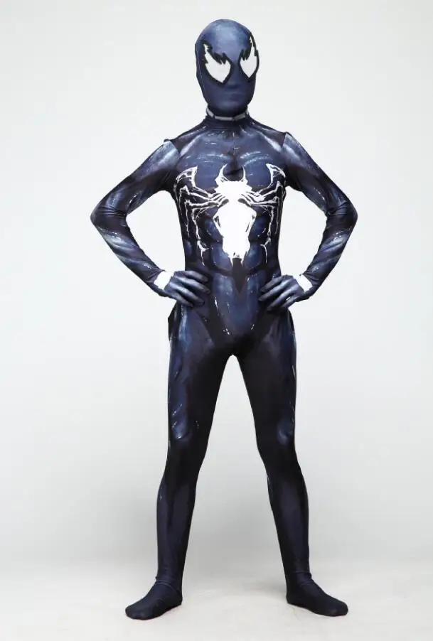 Костюм Веном персонализированный костюм для косплея Symbiote с 3D принтом зентай