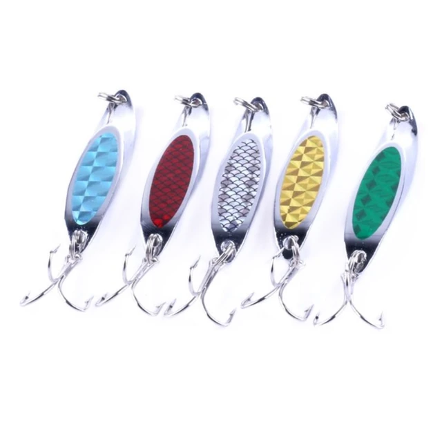 1Pcs/Lot 21g Rotating Metal Spinner Spoon Fishing Lure Hard Baits