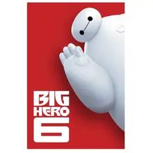 TaaWaa Big Hero 6 Art Silk Fabric Poster Print 2014 American Hot Movie Film 20x30 24x36 inch Wall Art For Living Room Wall Decor