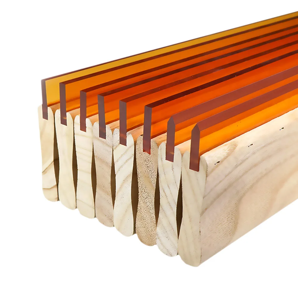 

Silk Screen Printing Squeegees Blade Wooden Handle Mayitr Ink Scraper Scratch Board Screening Wearproof Natural Wood Rubber Tool