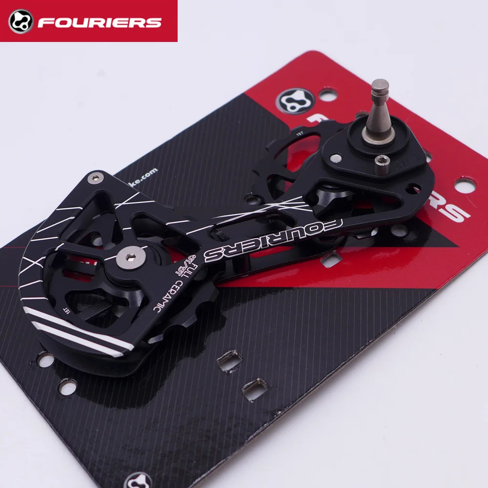 Sistema de aleación de FOURIERS OSPW para SRAM Red/Force/competitive/e-tap bicicleta de carretera transmisión trasera de gran tamaño rodamiento de cerámica con rueda de polea Sistema de aleación de FOURIERS OSPW para SRAM Red/Force/competitive/e-tap bicicleta de carretera transmisión trasera de gran tamaño rodamiento de cerámica con rueda de polea