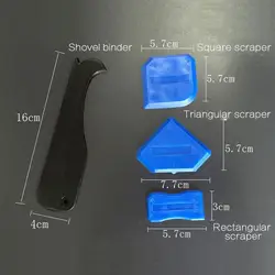 4 шт. Профессиональный Шпаклевка Tool Kit герметик силиконовые Затирка скребок для удаления совершенной отделкой уборки дома садовые