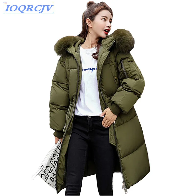 

Winter jacket Women Plus size 2018 New Ukraine 3XL Womens Down Cotton Thicker jackets student Hooded Long Coat Female Parkas 214