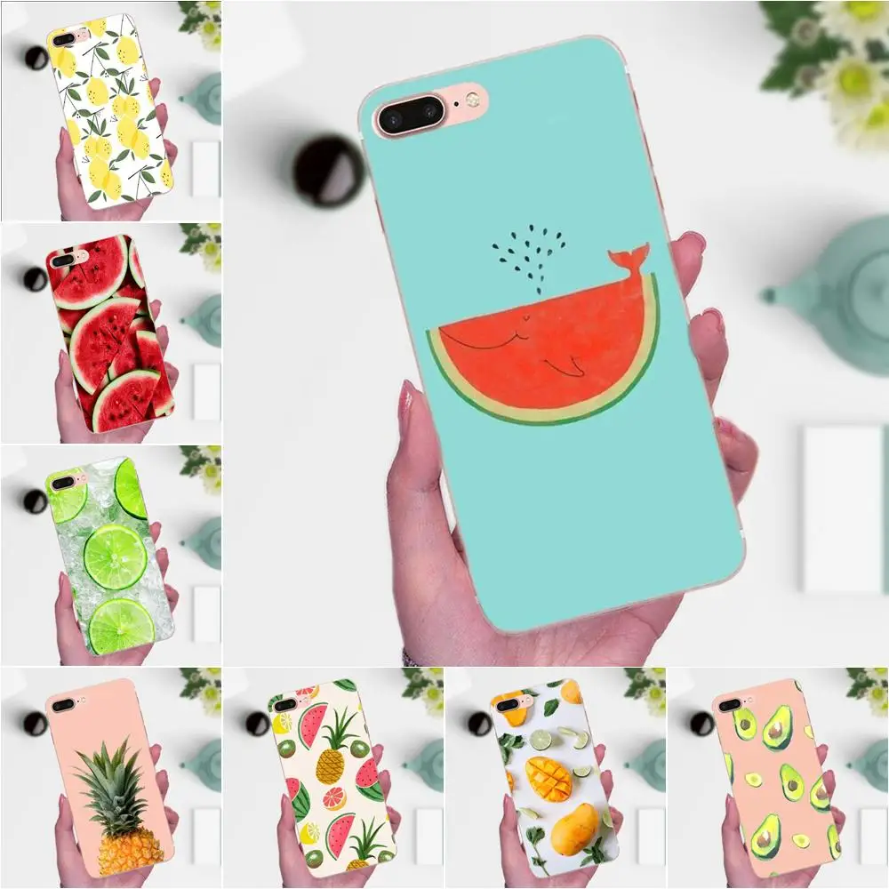 

New High Quality Phone Case Summer Fruit Pineapple Watermelon Lemon For Xiaomi Redmi Note 2 3 3S 4 4A 4X 5 5A 6 6A Pro Plus