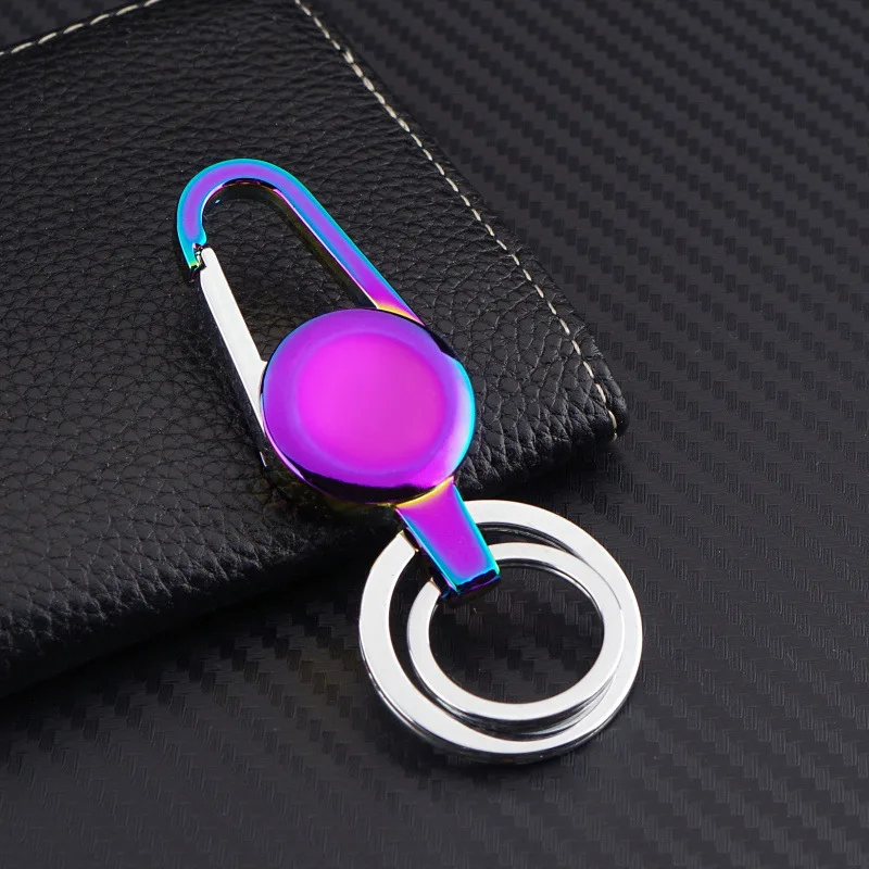 

2018 Men Car Keychain Waist Hanging Creative Metal Key Chain Pendant Wholesale Custom LOGO Key Ring Preferred For Successful Men