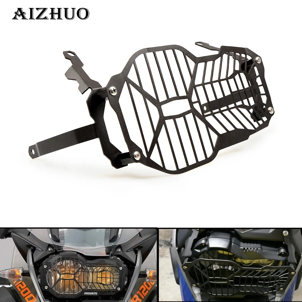 

Hot Motorcycle Headlight Head light Grill Guard Cover Protector For BMW R1200GS 2013 2014 2015 2016 R 1200GS 1200 GS ADVENTURE