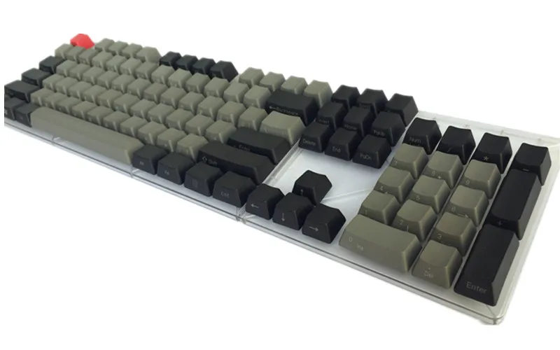 Cool Jazz черный серый смешанный толстый колпачок для клавиатуры Dolch PBT 108 87 61 OEM