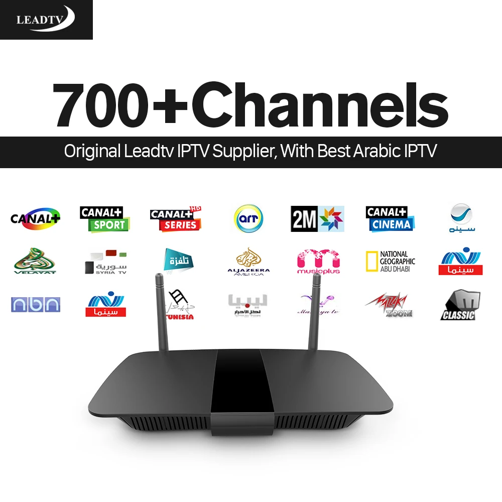 Best Arabic IPTV Box Smart Android TV Box 700 Channels Leadtv IPTV Subscription Europe Germany Canal Plus French IPTV Top Box