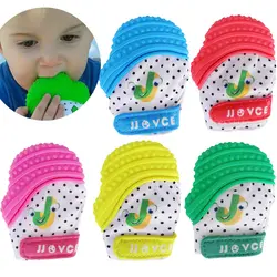 Игрушки для маленьких детей 0-12 месяцев прорезывания зубов варежки силиконовый Прорезыватель перчатки BPA бесплатно Happy Игрушечные лошадки