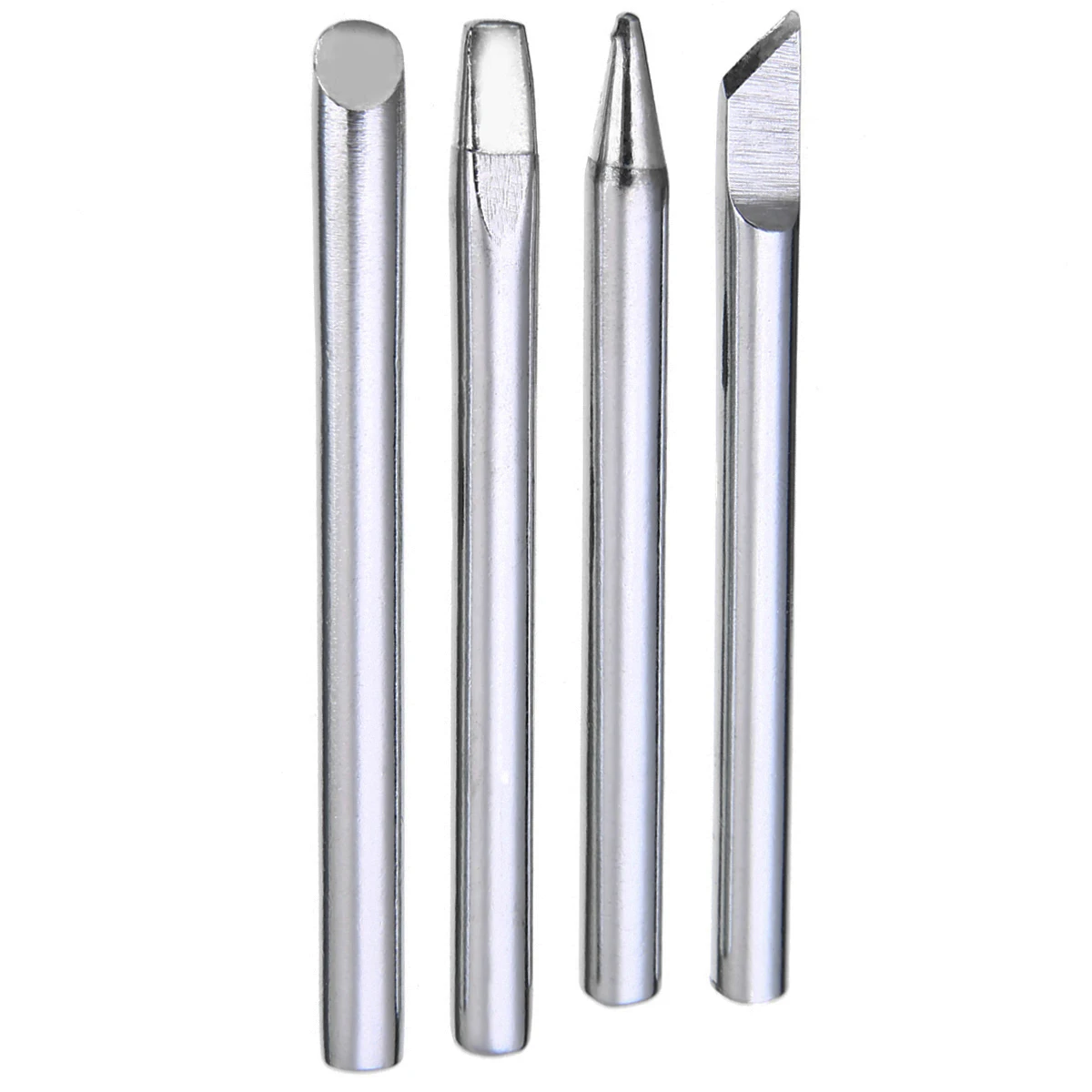

4pcs/Lot Reliable 60W Soldering Iron Tip Screwdriver/Horse/Cutter Head Replaceable 5.5mm Shank Mayitr For Solder Irons 70*5mm