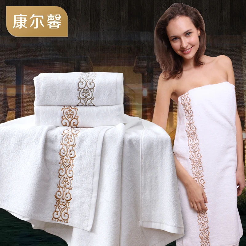 คังErxinห้าStar Hotelผ้าขนหนูผ้าฝ้ายผู้ใหญ่ผู้หญิงชายหนาโรงแรมสีขาวผ้าขนหนูสำลีปากีสถานผ้าฝ้า | 32774784894_tr