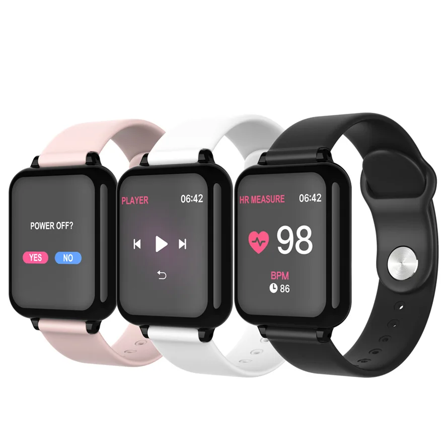 

B57 Smart Bracelet Heart Rate Tracker Blood Pressure Fitness Tracker Waterproof IP67 Bluetooth Smart Band Sport Wristwatch Watch