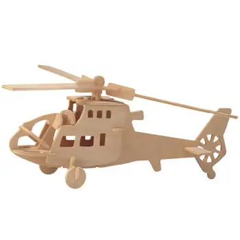 

DIY Three-dimensional Puzzle Plane Model Children's Educational Toys Helicopter Classic Educational Toys Model Building Kits