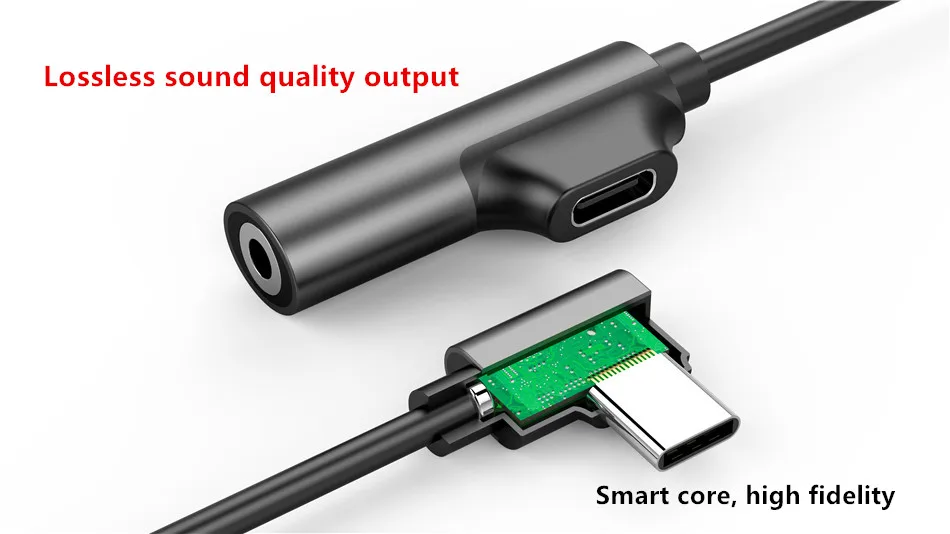 ACCEZZ usb type C адаптер 3,5 мм разъем для наушников кабель для Xiaomi Mi 6 huawei mate 10 Pro Aux type-C Быстрая зарядка OTG удлинитель