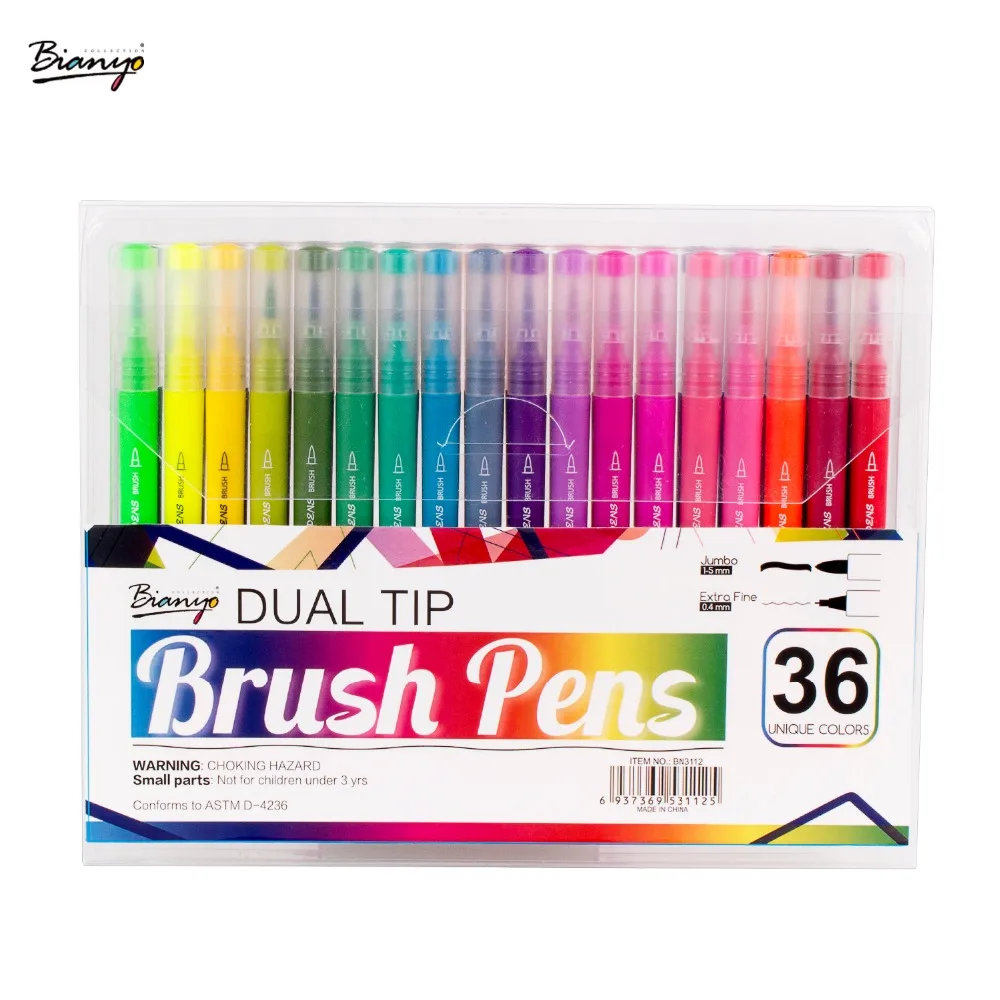 brush pen coloring book