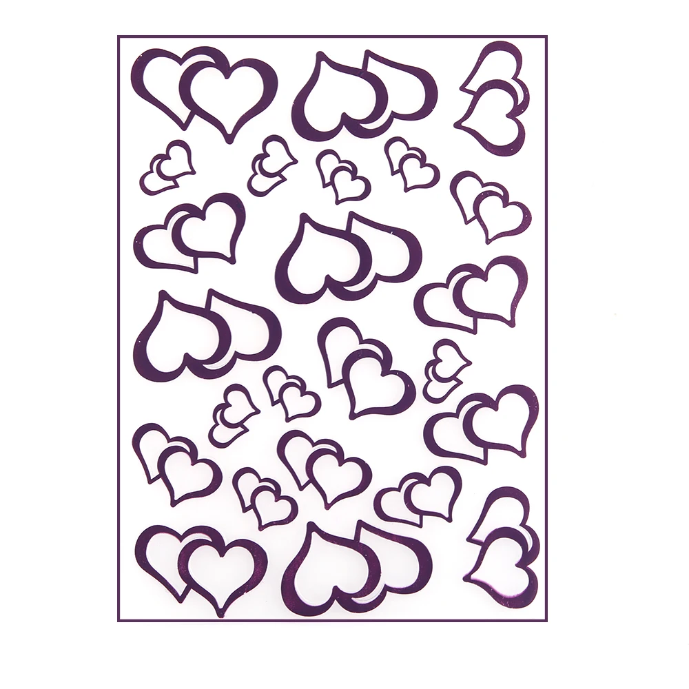 

1pc heart Plastic Embossing Stencils Folder Template Molds Scrapbooking Paper Crafts Cards Decor painting tool