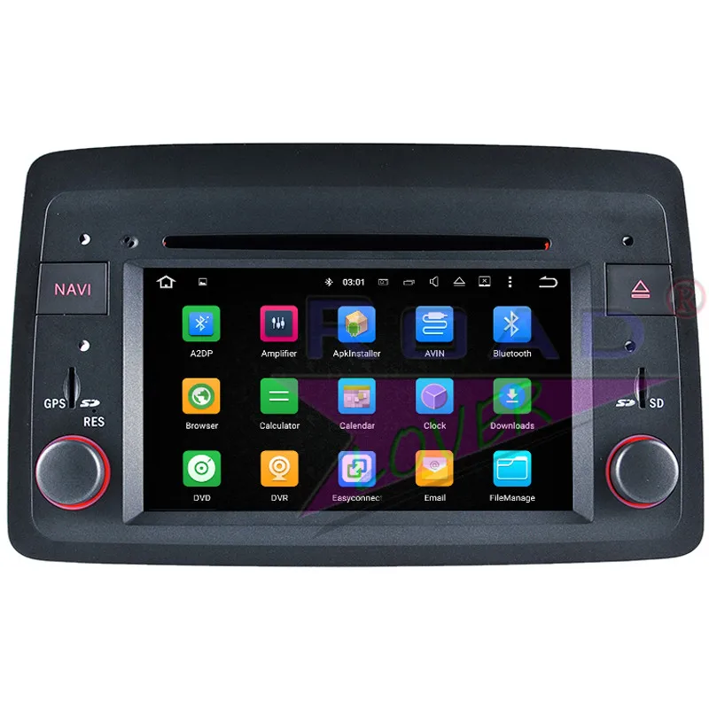 Авторадио Android 9 0 автомобильный DVD плеер аудио для Fiat Panda 2004 Стерео GPS навигация