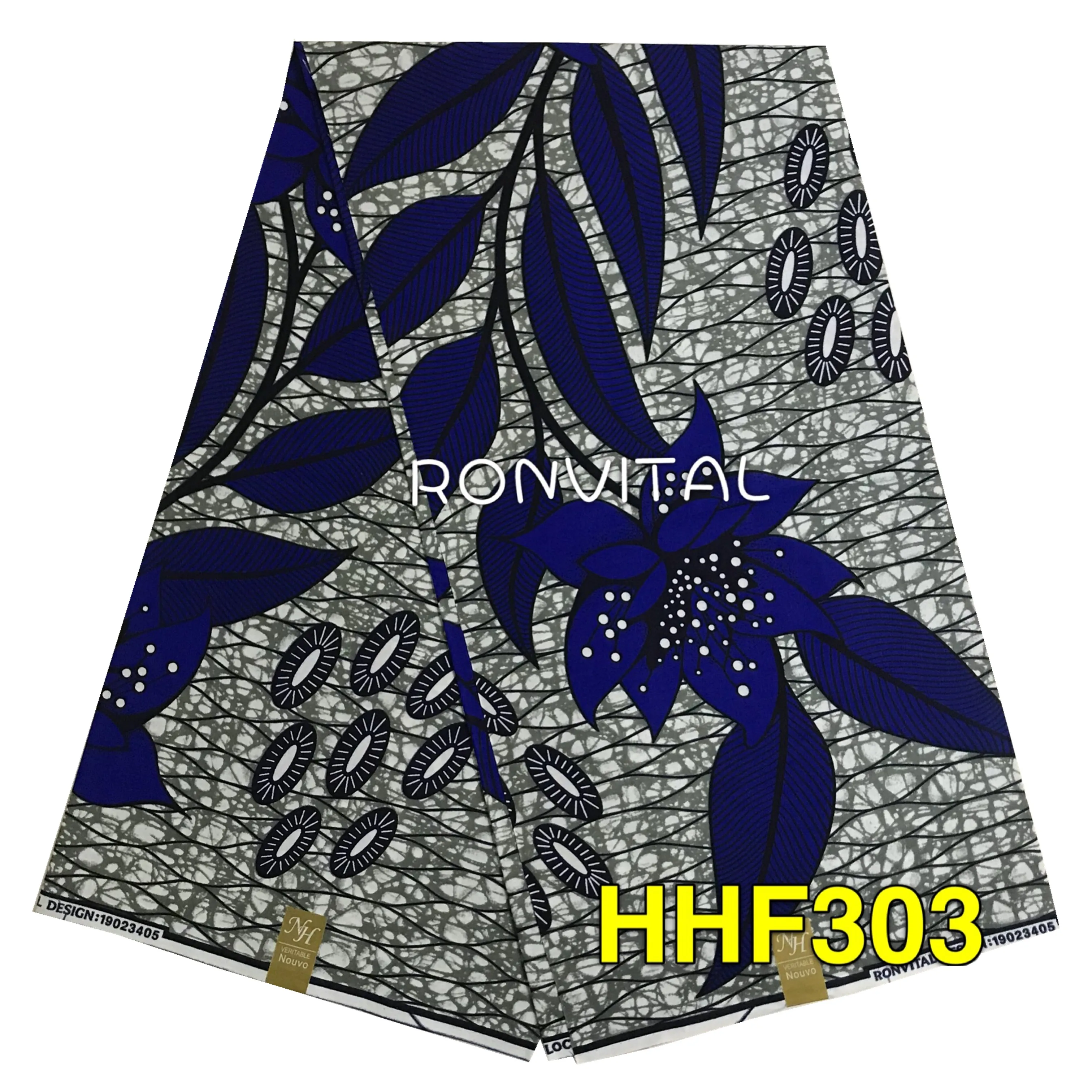 

RONVITAL OFFICIAL STORE HOLLAN WAX HIGH QUALITY GHANA FABRIC 100% COTTON PRINT MATERIAL DIY FABRICS 6YARDS/LOT FREE SHIPPING