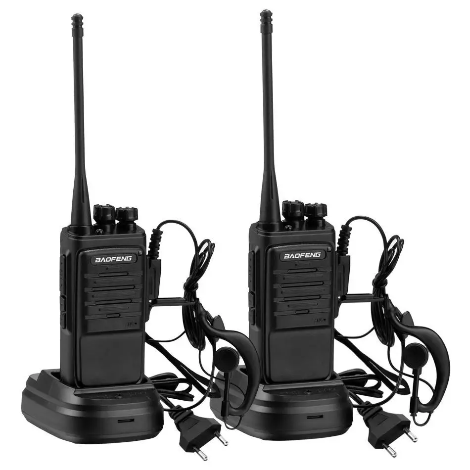 Новый BF-888S 400-470 MHz Walkie Talkie Two FCC, CE, RoHS Way Radio да наушник да 1500 мАч да батарея