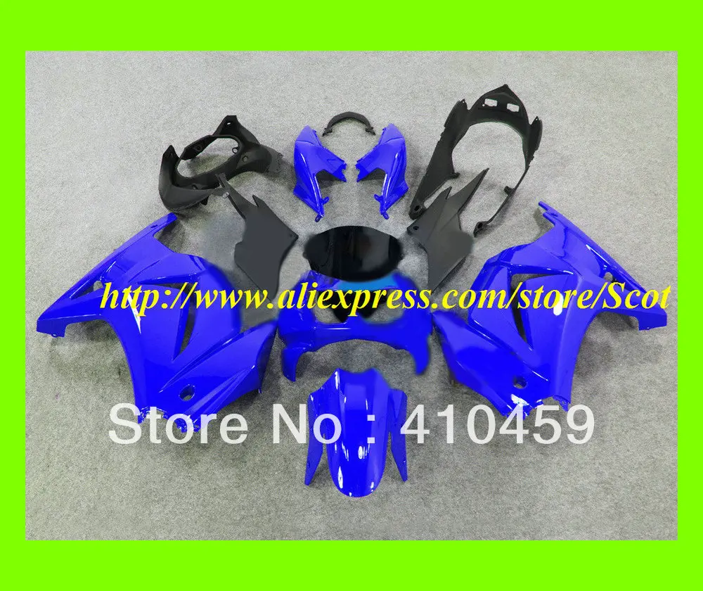 

COOL blue gloss black Fairing kit for KAWASAKI Ninja ZX250R 08 09 10 11 12 ZX 250R 2008 2012 EX250 08-12 2008-2012
