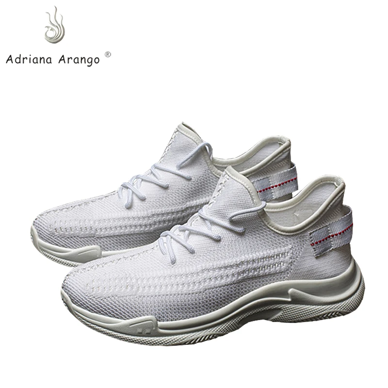 

Adriana 2019 Men's Shoes Summer Breathable Sneakers Fly Knit Loafers Men's Shoes Web Celebrity Men's Shoes Fashion Trend Loafers