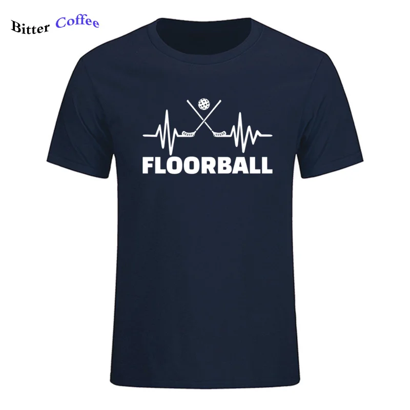 Мужская футболка Floorball Fan ECG для мужчин, Качественная мужская футболка с круглым вырезом и коротким рукавом, модная брендовая футболка - Цвет: 8