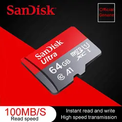 Оригинальный SanDisk Ultra micro SD Card 64 г карты памяти 64 ГБ microSD карты памяти microSDXC UHS-I карты для телефона картао де memoria A1