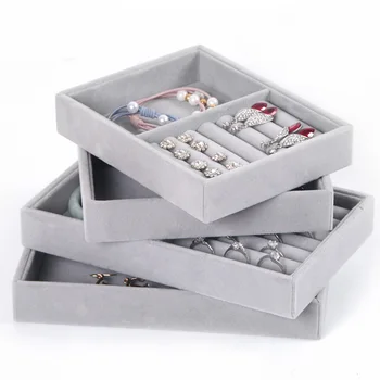 

New Arrival Small Jewelry Tray Ring Necklace Storage Organizer Bracelet Watch Display Drawer Stuff Finishing Multi-functional