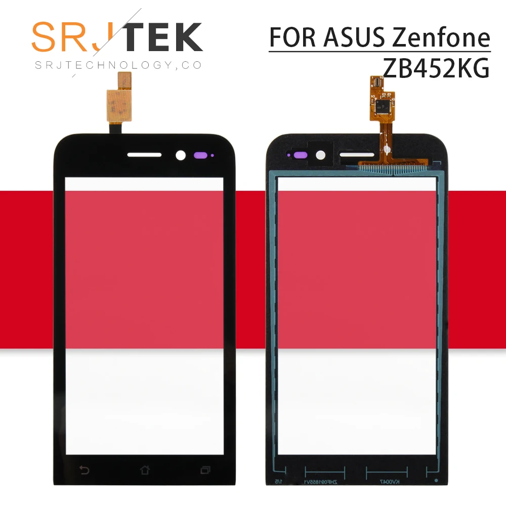

Srjtek 4.5" For Asus ZenFone Go ZB452KG Touch Panel Digitizer Front Glass Sensor Touchscreen Replacement Parts ZB452KG Screen