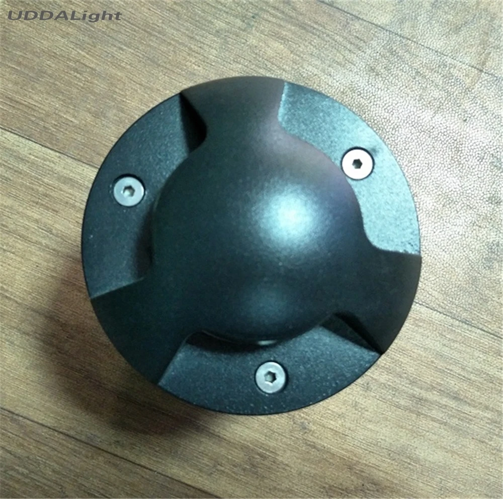 Подземный светодиодный светильник 9 Вт ip67 1/2/3/4 боковой напольный Dia160 * H90mm черный