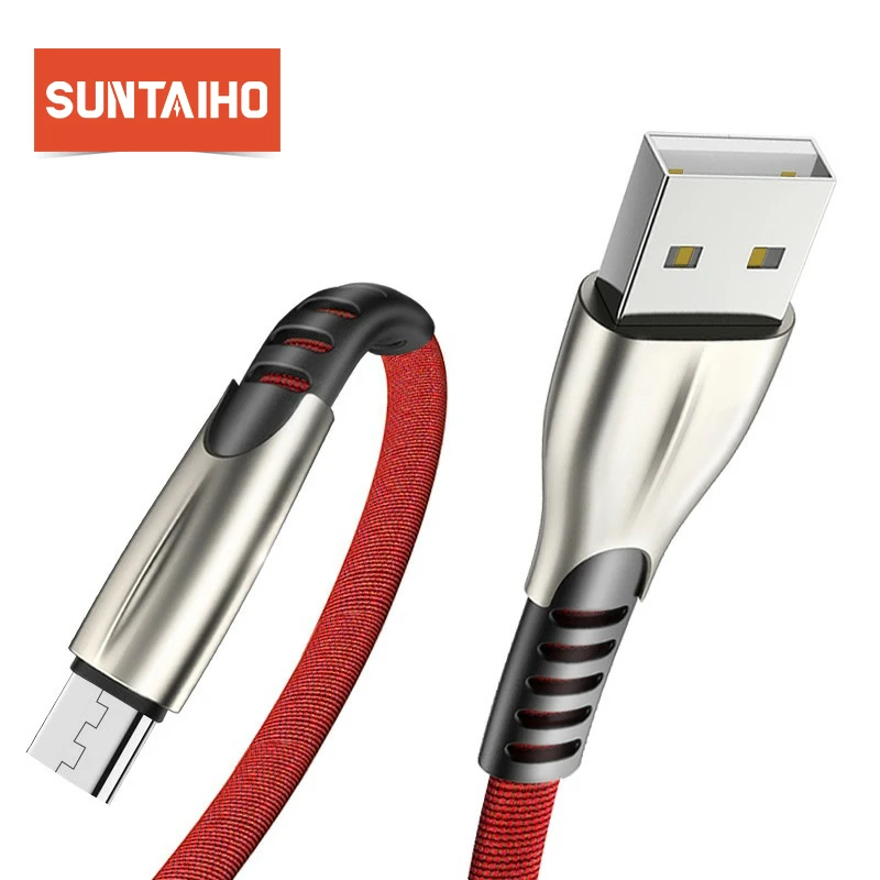 Suntaiho Micro USB Cable 2.4A Fast Data Sync Charging Cable For Samsung S7 A7 2017 Xiaomi Redmi note 5 pro Android Phone Micro Suntaiho Micro USB Cable 2.4A Fast Data Sync Charging Cable For Samsung S7 A7 2017 Xiaomi Redmi note 5 pro Android Phone Micro