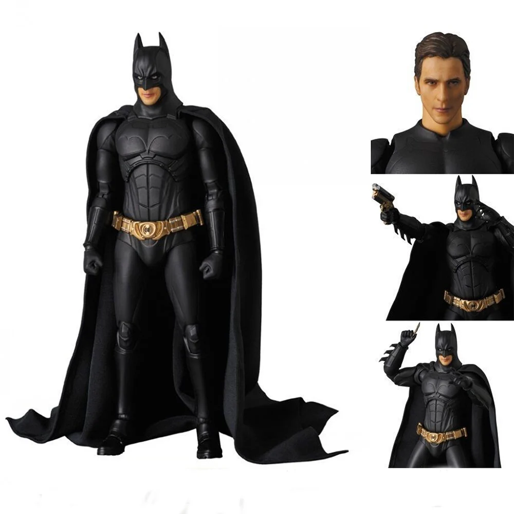 

17cm MEDICOM MAFEX 049 Batman Begins Justice League PVC Action Figure Collectible Model Toy Doll