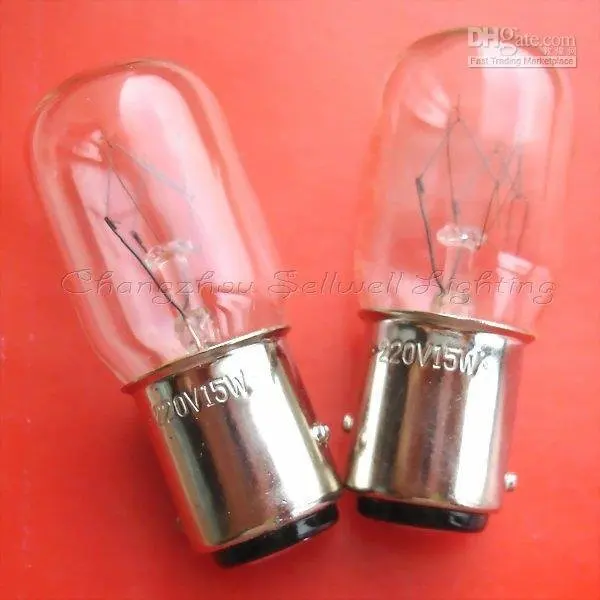 

220v 15w ba15d t20x48 A588 Small lamp light sellwell lighting