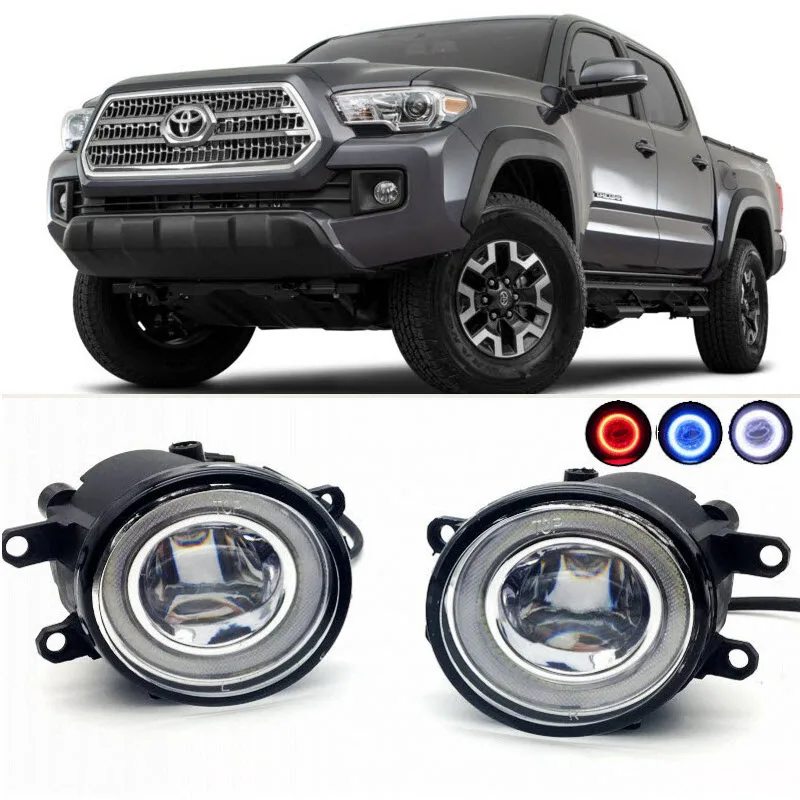 For Toyota 2012 2015 2016 2017 2 in 1 LED Cut Line Lens Fog