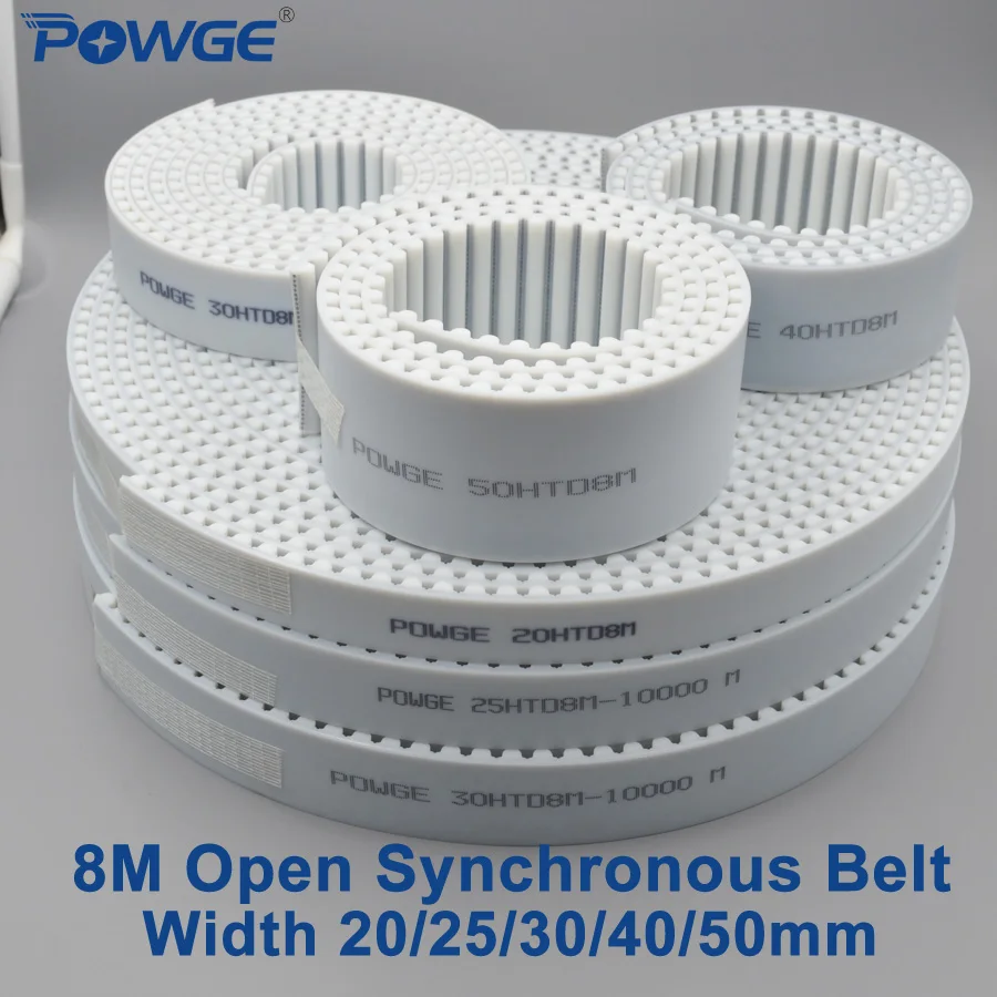 Correa Dentada Síncrona HTD 3M - De Poliuretano Con Núcleo De Acero, Varios Anchos (6 A 40 Mm), Para Impresoras 3D Y CNC