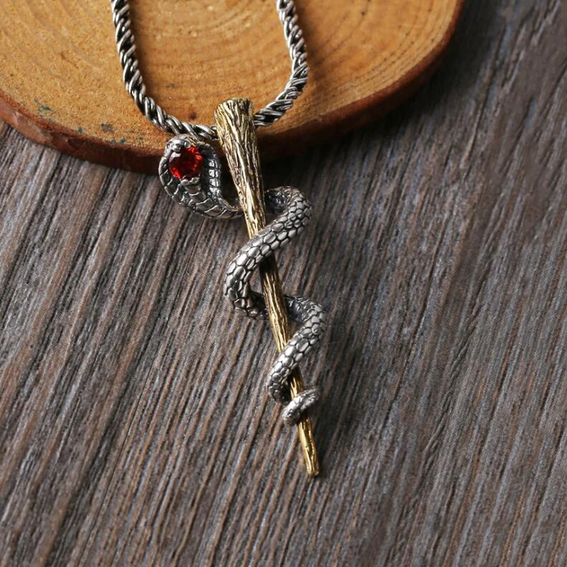 Кулон Кобра из серебра 100% пробы для мужчин и женщин P11|cobra pendant|real 925jewelry necklace pendants |