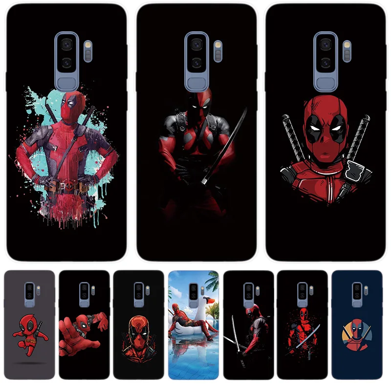 

Fundas Silicone Phone Case For Samsung Galaxy M10 M20 M30 A10 A30 A50 S10 5G S8 S9 Plus S10e Cover The Avengers Marvel Deadpool