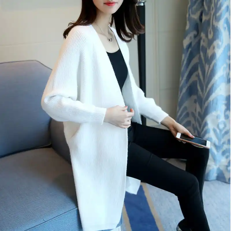 winter white cardigan sweater
