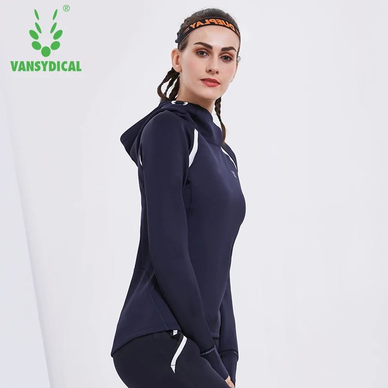Женские спортивные свитеры Vansydical дышащие для бега и тренировок Осень