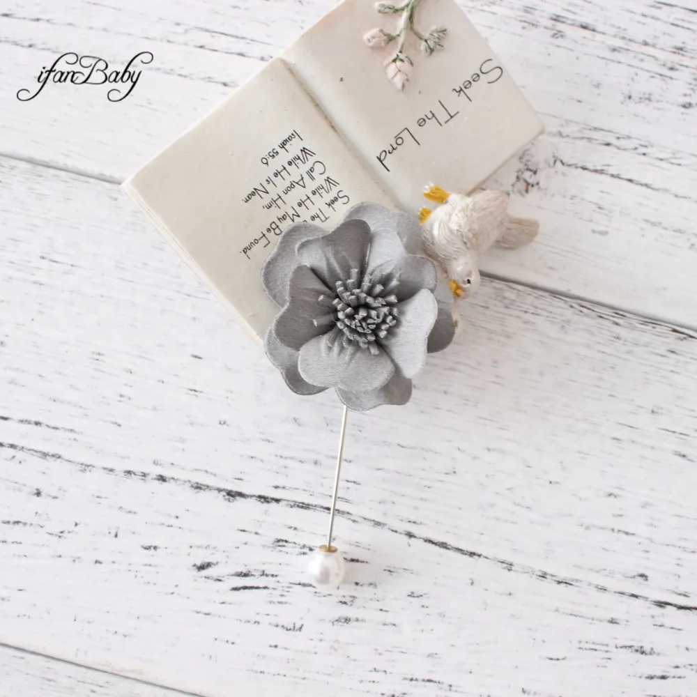 leather flower brooch 5