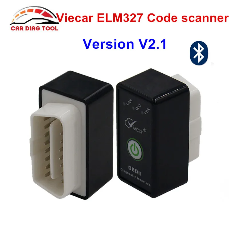 Самые низкие цены из показателя viecar ELM 327 V2.1 с выключателем Bluetooth 2.0 Авто OBD2 OBDII