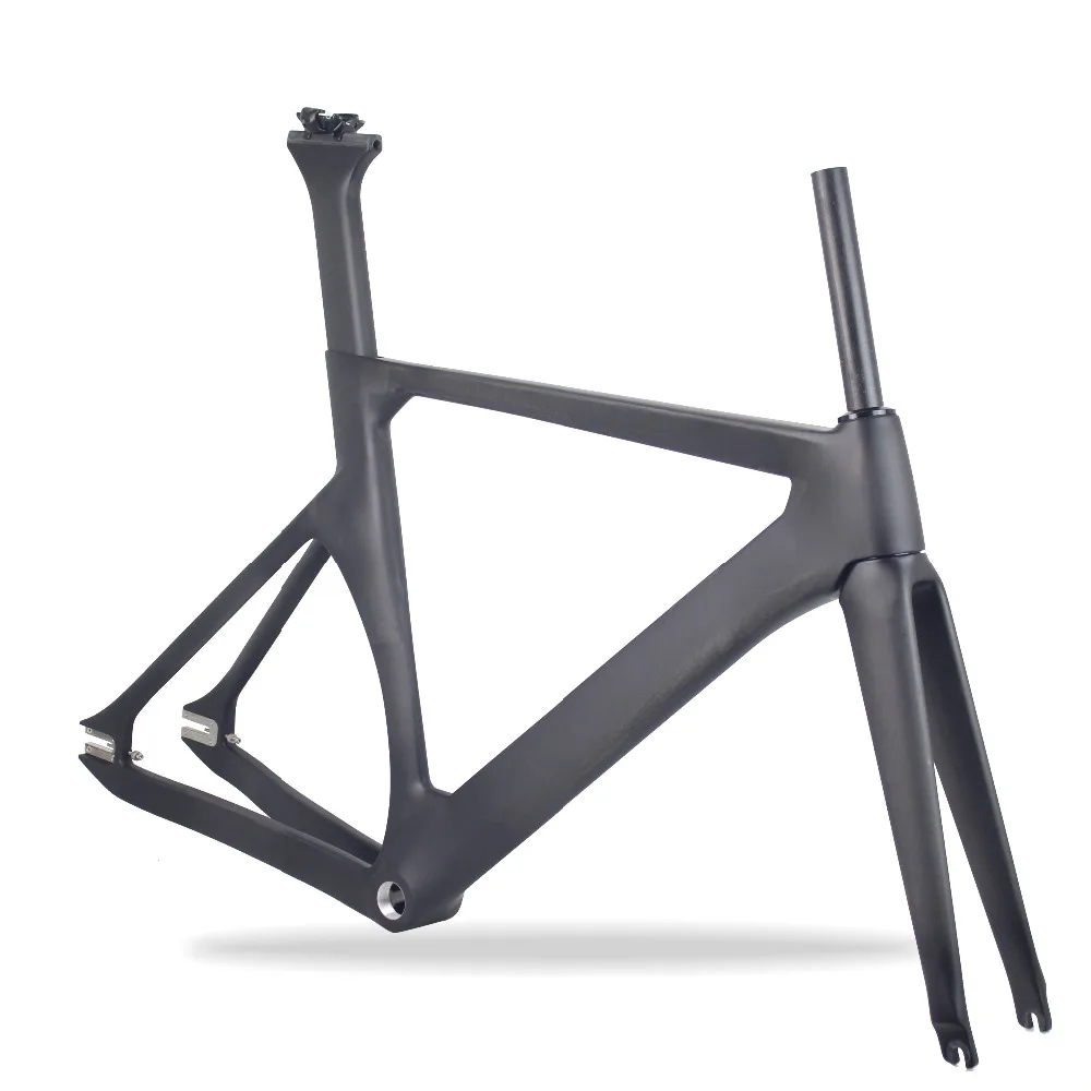 Chinese Fixed Gear 700c carbon fiber track carbon bike frame TR011in