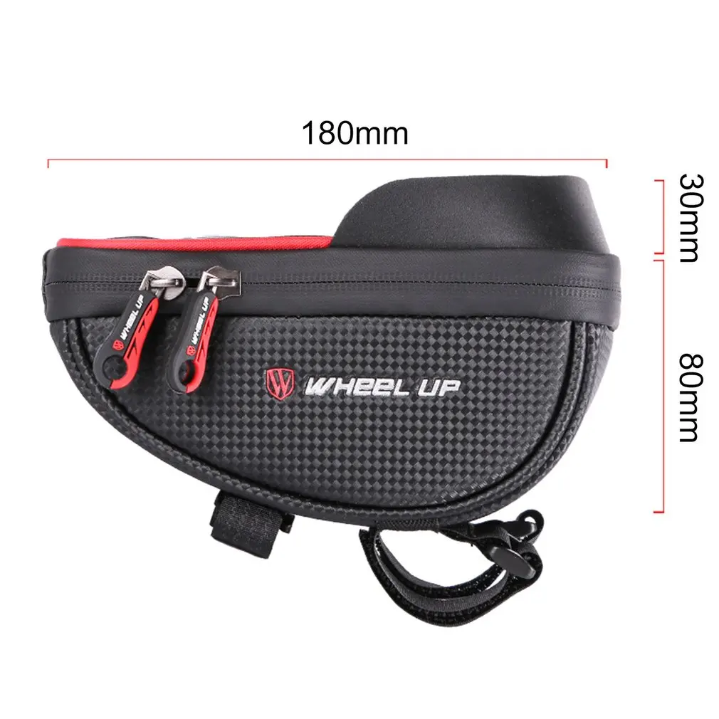 Perfect WHeel UP 6 Inch 360 degree Rotatable Waterproof Mobile Phone Pouch Touch Screen Bike Bag Cycling Frame Bag Handlebar 8