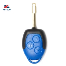 KEYECU Подлинная Замена дистанционный ключ-брелок от машины 3 кнопки 434 МГц 4D63 для Ford Transit WM VM 2006