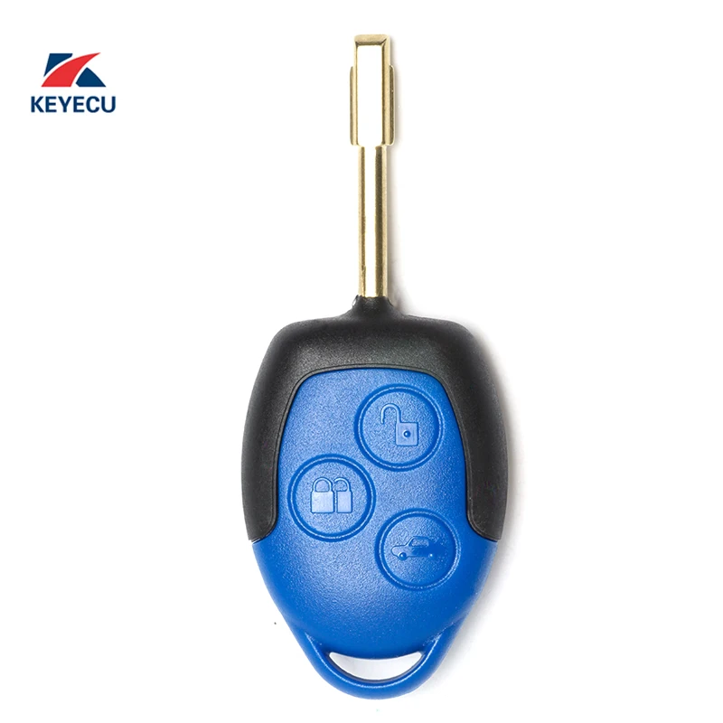 KEYECU Genuine Replacement Remote Car Key Fob 3 Button 434MHz 4D63 for Ford Transit WM VM 2006