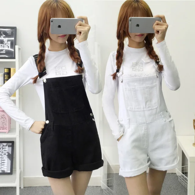 

Denim overalls 2019 Spring Women Casual Jeans Jumpsuit Overalls Denim Romper Long Trousers Vaqueros Straps Rompers Female