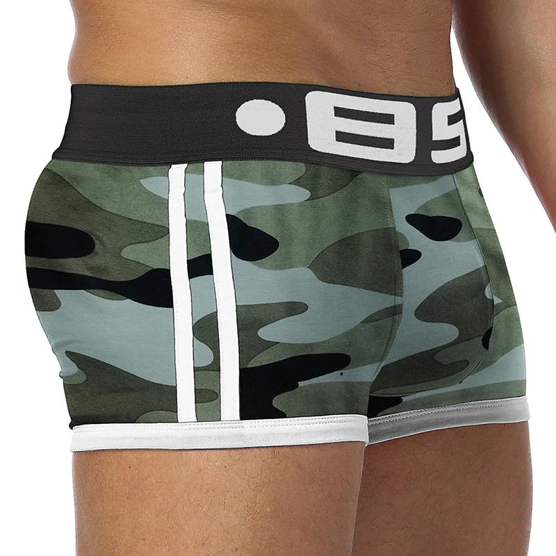 Brand Men underwear boxers cueca male panties sexy shorts Men Camouflage Soft Underpants Knickers Shorts men trunks